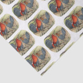 American Game Blue Reds Seidenpapier (Ausschnitt)