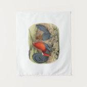 American Game Blue Reds Wandteppich (Vorderseite)