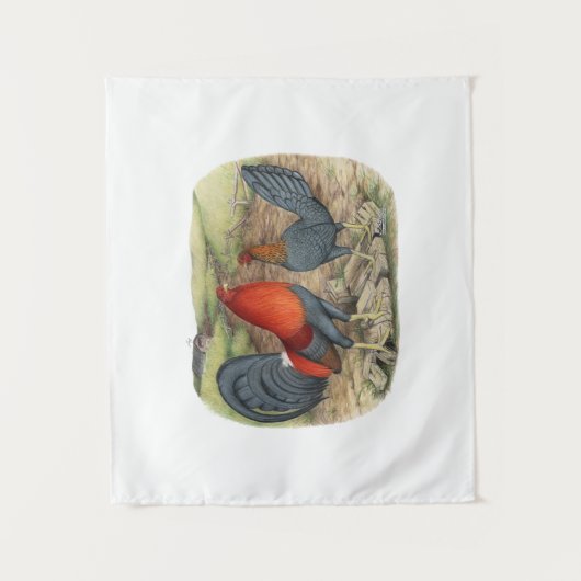 American Game Blue Reds Wandteppich (Vorderseite)