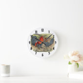 American Game Blue Runs Runde Wanduhr (Zuhause)