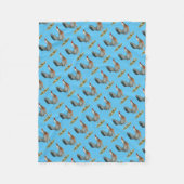 American Game Hen Silver Blue Fleecedecke (Vorderseite)