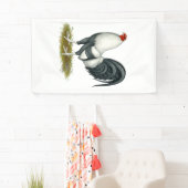 American Game Silver Blue Gamecock Banner (Insitu)