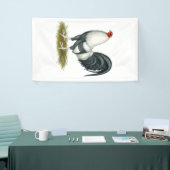 American Game Silver Blue Gamecock Banner (Messeveranstaltung)