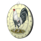 American Game Silver Blue Gamecock Dartscheibe (Vorderseite rechts)