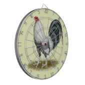 American Game Silver Blue Gamecock Dartscheibe (Vorderseite Links)
