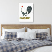American Game Silver Blue Gamecock Leinwanddruck (Insitu (Schlafzimmer))