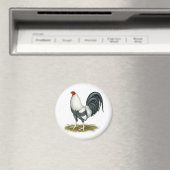 American Game Silver Blue Gamecock Magnet (In Situ (Geschirrspüler))