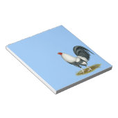 American Game Silver Blue Gamecock Notizblock (angewinkelt)