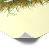 American Game Silver Blue Gamecock Poster (Ecke)