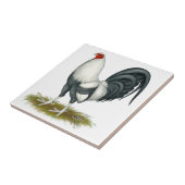 American Game Silver Gamecock Fliese (Seite)