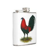 American Gamecock: Brown Red Flachmann (Rechts)