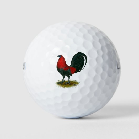 American Gamecock: Brown Red Golfball (Vorderseite)