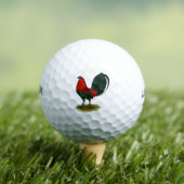 American Gamecock: Brown Red Golfball (Insitu T-Shirt)