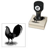 American Gamecock: Brown Red Gummistempel (Stempel)