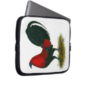American Gamecock: Brown Red Laptopschutzhülle (Vorne Rechts)