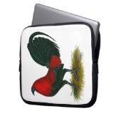 American Gamecock: Brown Red Laptopschutzhülle (Vorderseite Links)