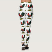 American Gamecock: Brown Red Leggings (Rückseite)