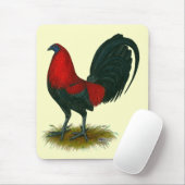 American Gamecock: Brown Red Mousepad (Mit Mouse)