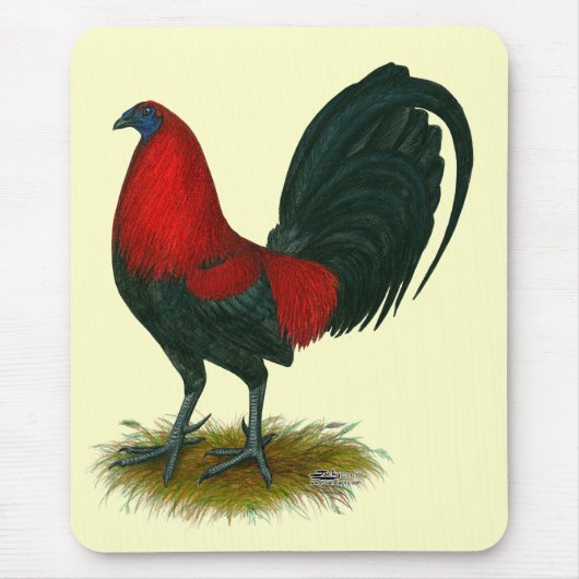 American Gamecock: Brown Red Mousepad (Vorne)