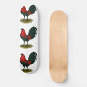 American Gamecock: Brown Red Skateboard (Vorderseite)