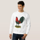 American Gamecock: Brown Red Sweatshirt (Vorne ganz)