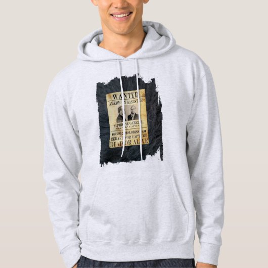 American Gangster FBI am häufigsten Gewollt List C Hoodie (Vorderseite)
