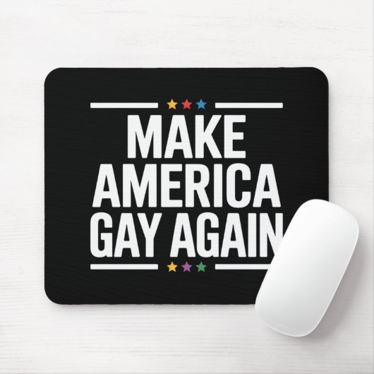 American Gay wieder Funny Gay Pride Monat Mousepad (Mit Mouse)