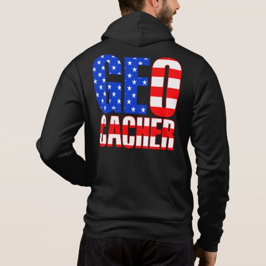 American Geocacher Hoodie (Rückseite)