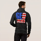 American Geocacher Hoodie (Schwarz voll)