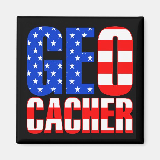 American Geocacher Magnet (Vorne)
