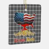 American German Roots Keramikornament (Rechts)