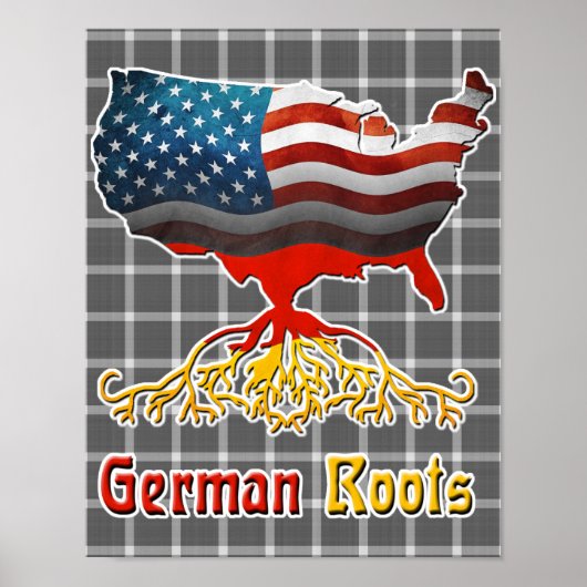 American German Roots Poster (Vorne)