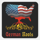 American German Roots Stickers (Vorderseite)