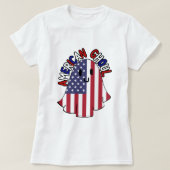 American Ghoul Halloween T - Shirt (Design vorne)