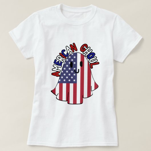 American Ghoul Halloween T - Shirt (Design vorne)