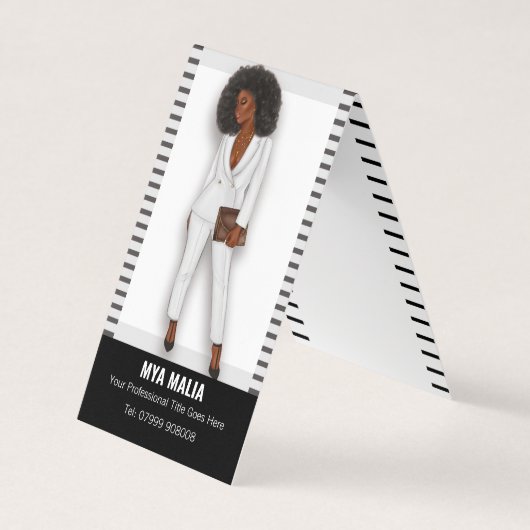 American Girl Boss Business Card Visitenkarten (Vorderseite)