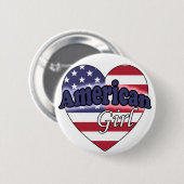 American Girl Button (Vorne & Hinten)