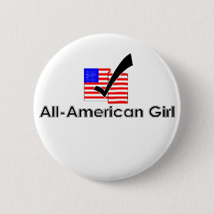American Girl Button