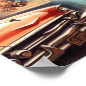 American Girl Button-Up Collage Poster (Ecke)