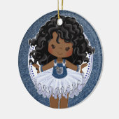 American Girl Denim & Diamonds Weihnachten Keramik Ornament (Links)