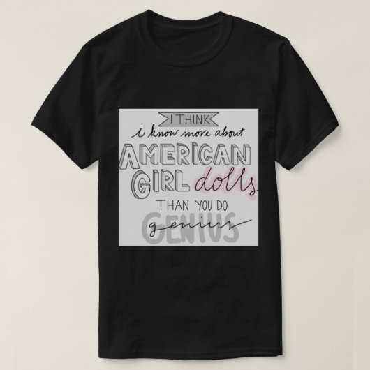 American Girl Doll Vine T-Shirt (Design vorne)