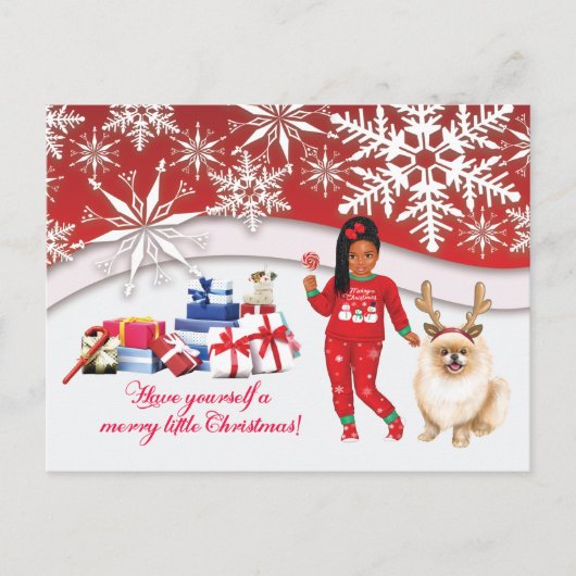 American Girl Holiday Card Postkarte (Vorderseite)