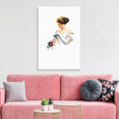 American Girl - Odd Moments von Harrison Fisher Leinwanddruck (Insitu (Wohnzimmer))