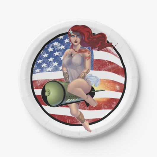 American Girl Pappteller (Vorderseite)