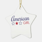 American Girl Stars Keramikornament (Links)