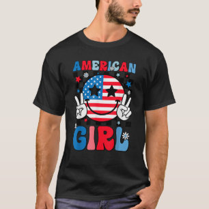 American Girl Toddler Teens Kids 4. Juli Lächeln T-Shirt