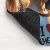 American Girl Watching Fireworks Mousepad (Ecke)