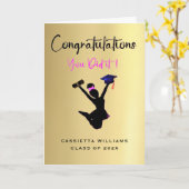 American Girls Abschluss - Gratulation Karte (Gelbe Blume)