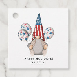 American Gnome Favor Tags Geschenkanhänger