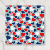 American Gnome Favor Tags Geschenkanhänger (Rückseite)